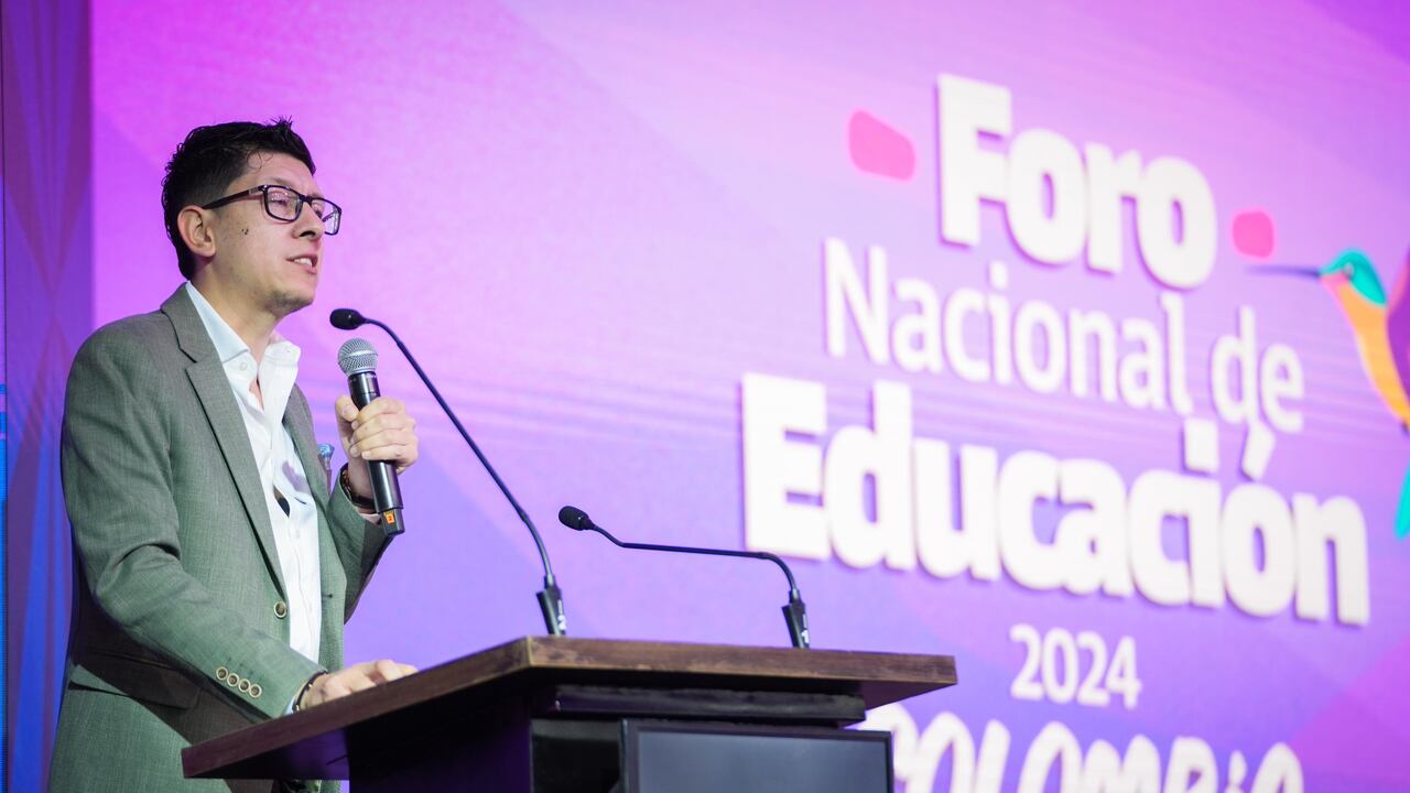 Ministro de Educación, Daniel Rojas.