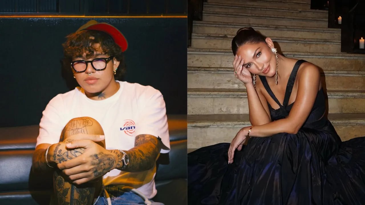 Kimberly Reyes y Beéle fueron vistos celebrando a llegada del año nuevo bailando.