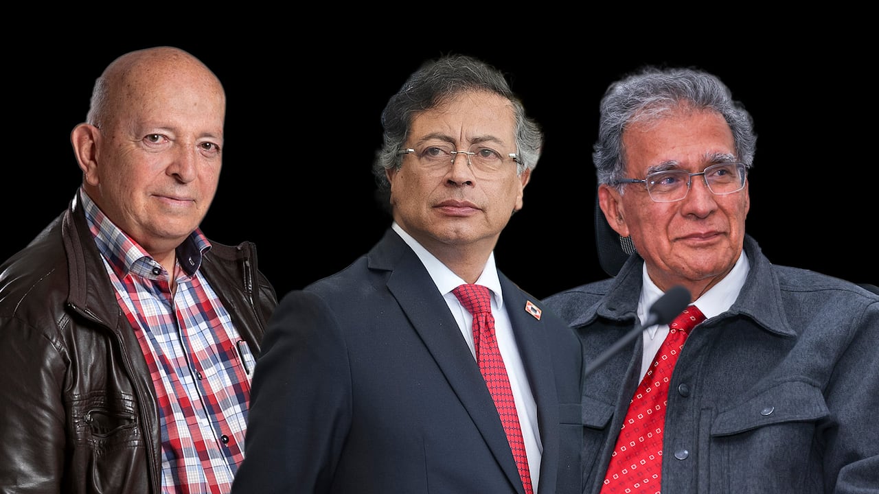 Otty Patiño, Gustavo Petro y Camilo González Posso