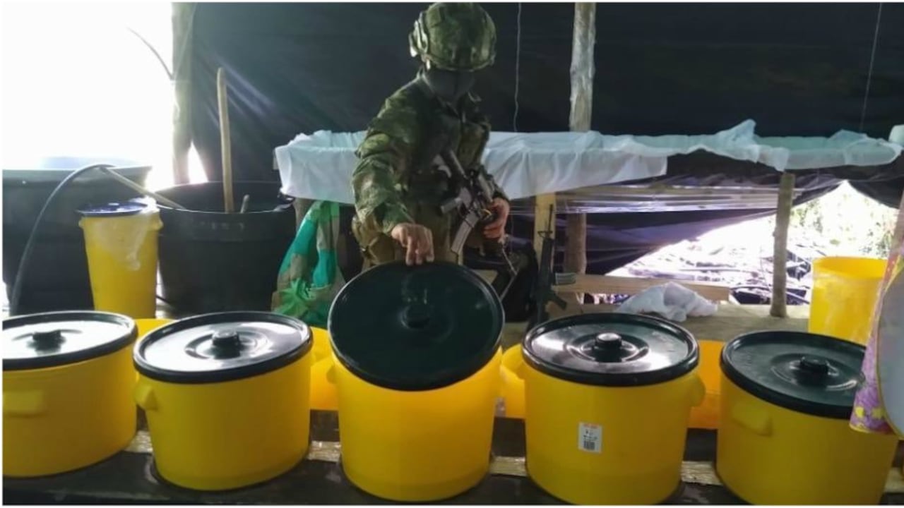 El operativo de la Segunda División del Ejército en San Calixto, departamento de Norte de Santander