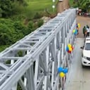 La estructura modular instalada en el municipio de Canalete, Córdoba, restablece la conexión de comunidades rurales que habían quedado aisladas tras la creciente del río Canalete, según informó la UNGRD.