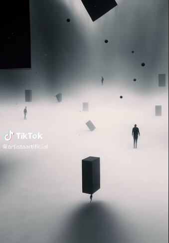 El limbo, según la representación de una inteligencia artificial.