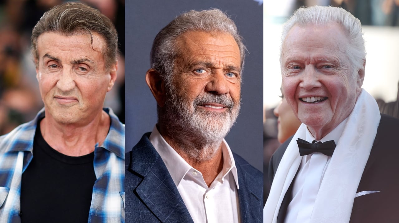 Sylvester Stallone, Mel Gibson y Jon Voight