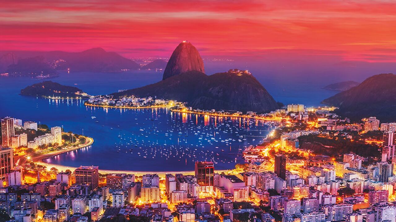 La bahía de Guanabara es la segunda más importante en términos de superficie: 380 km2.