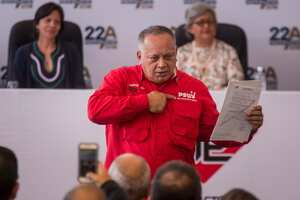 El primer vicepresidente del Partido Socialista Unido de Venezuela (Psuv), Diosdado Cabello.