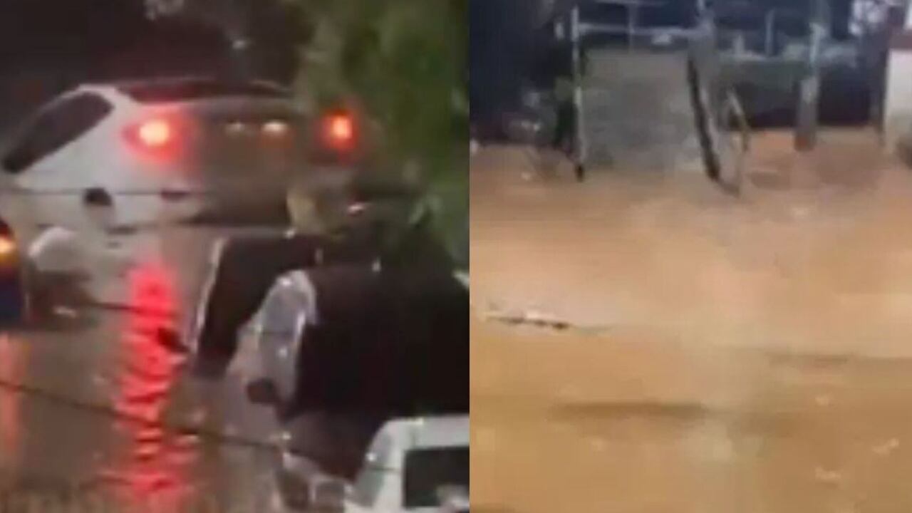 Melgar, Tolima, bajo el agua en Semana Santa tras el desbordamiento de la quebrada La Melgara.