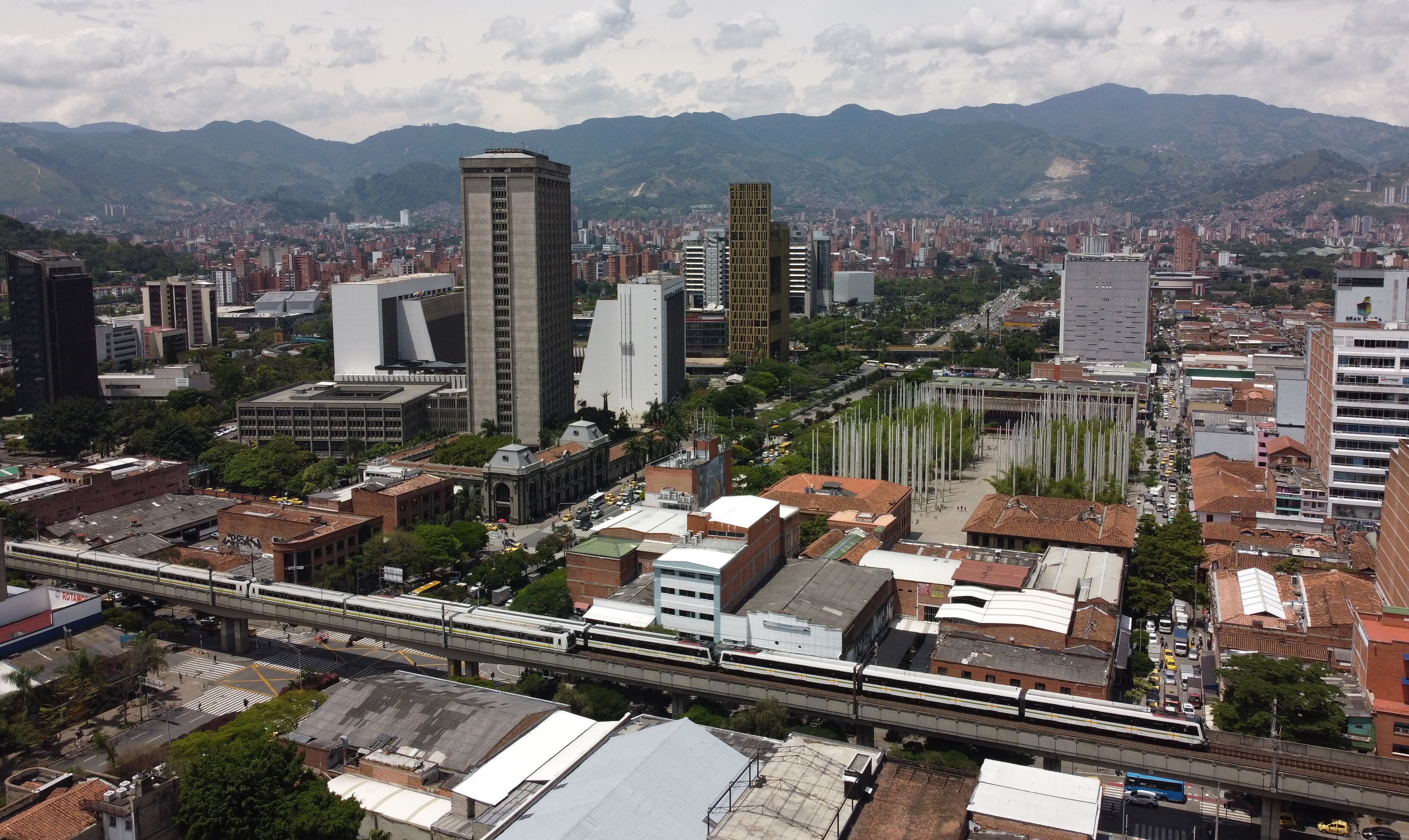 Panorámica del Centro de Medellín