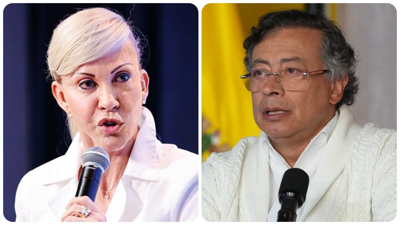 La gobernadora del Valle, Dilian Francisca Toro, y el presidente de la República, Gustavo Petro.