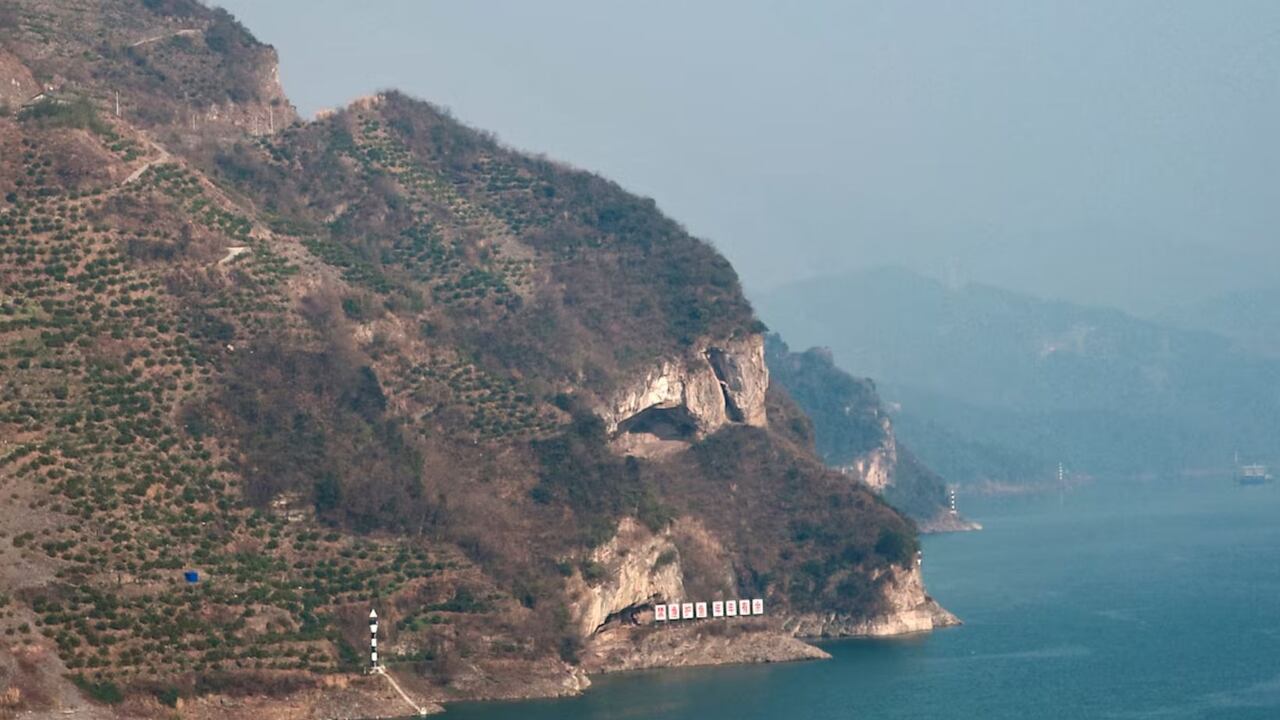 Montaña con forma de perro en China
