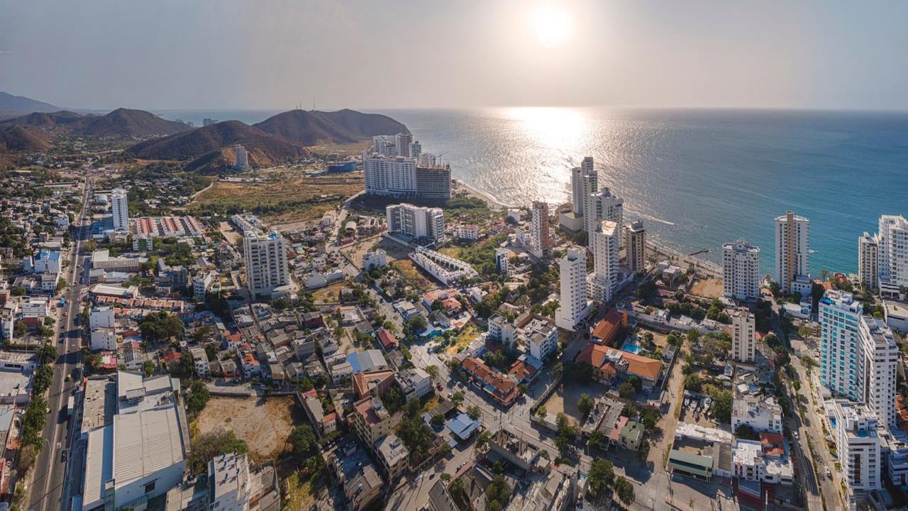 Panorámica de Santa Marta.