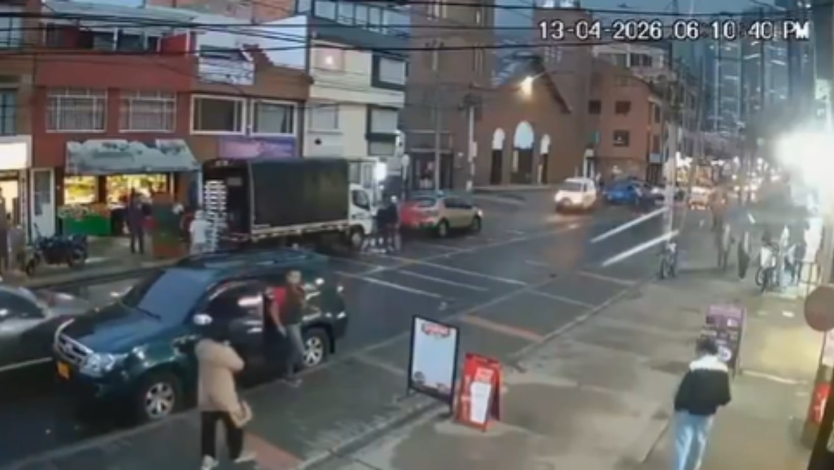 Sicariato en Usaquén este 13. de abril.