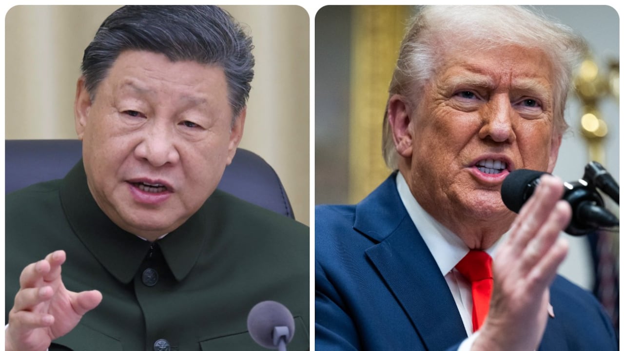 Xi Jinping y Donald Trump.