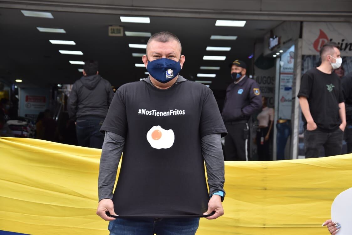 Paro nacional Centro, carrera decima, san victorino