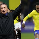 Jair Bolsonaro y Neymar.