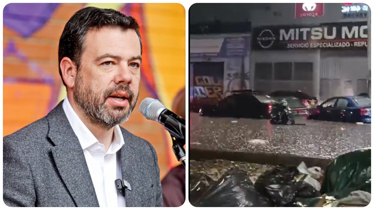 El alcalde Carlos Fernando Galán se pronunció por las inundaciones que se registraron en el centro de Bogotá.