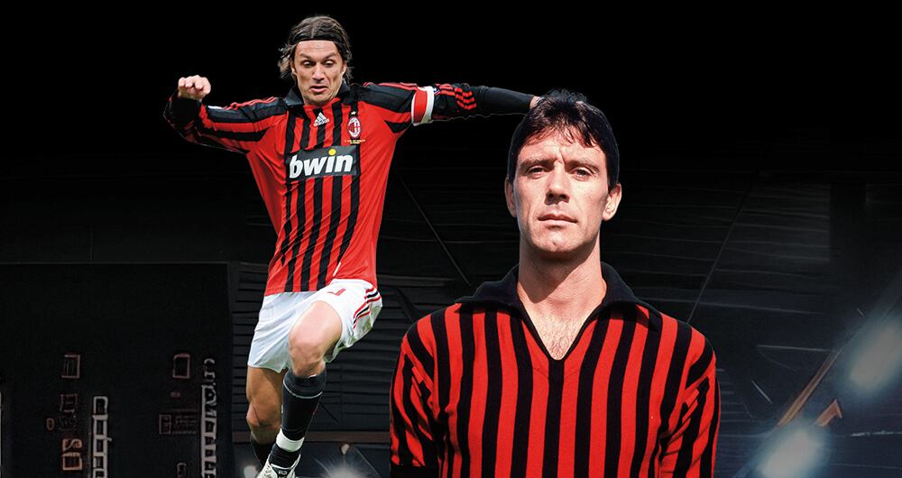  Paolo Maldini y Cesare Maldini  AC Milán 