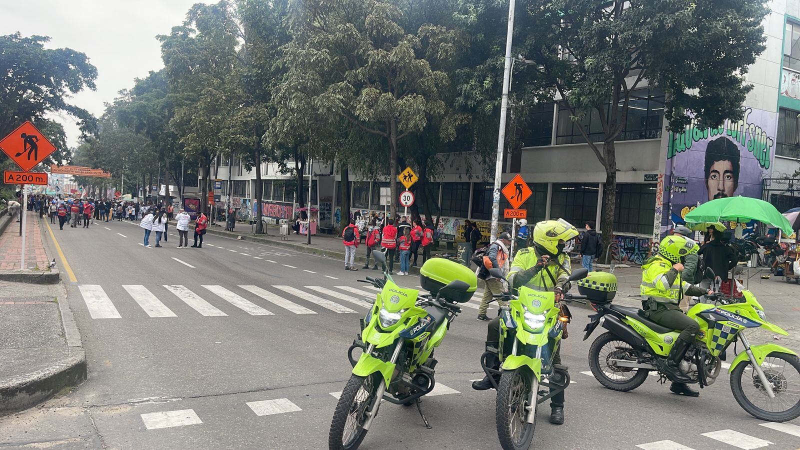 La manifestación irá desde la Universidad Pedagógica hasta el Parque Nacional