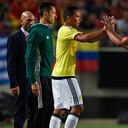 Carlos Bacca y Falcao García durante un llamado con la Selección Colombia