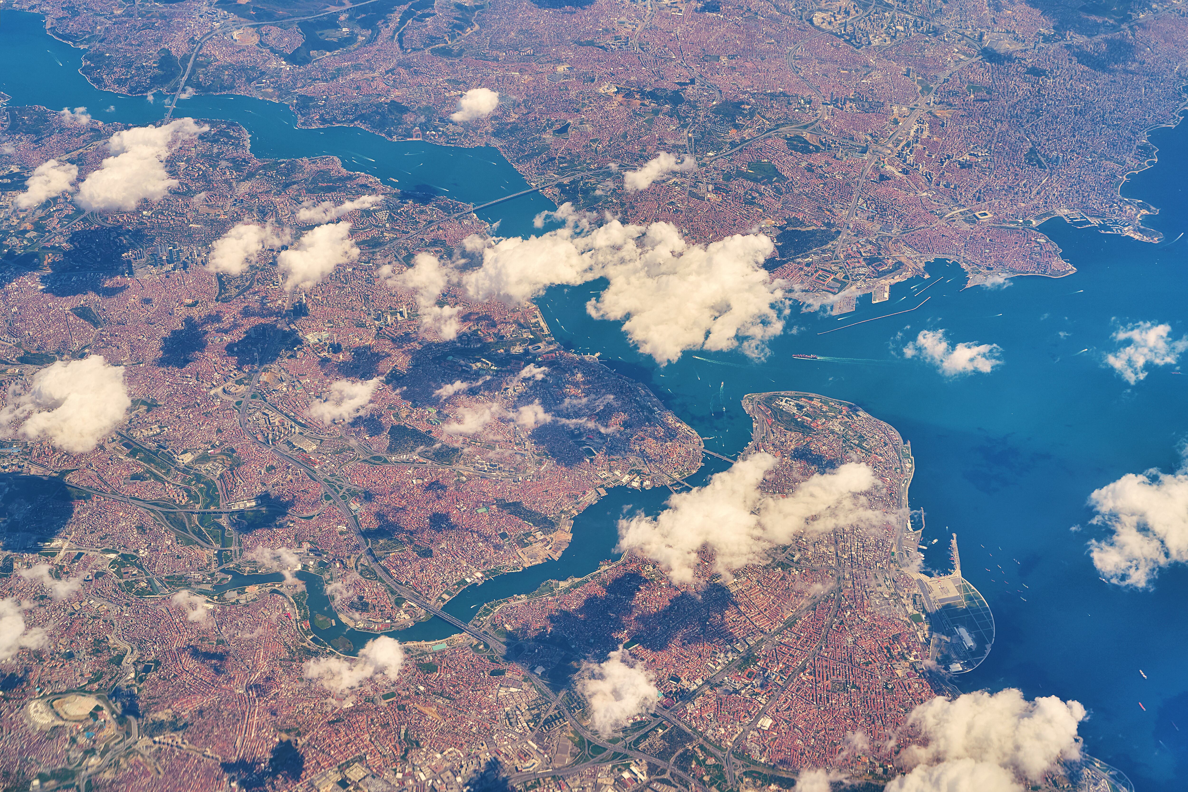 Vista aérea de Estambul.
