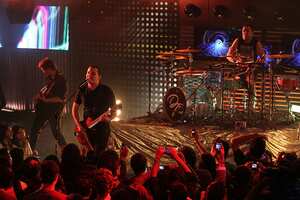 MEXICO CITY, MEXICO - OCTOBER 06: Colombian rock band Don Tetto performs during the 2011 MTV Game Awards at Salon Vive Cuervo on October 6, 2011 in Mexico City, Mexico. (Photo by Victor Chavez/WireImage)