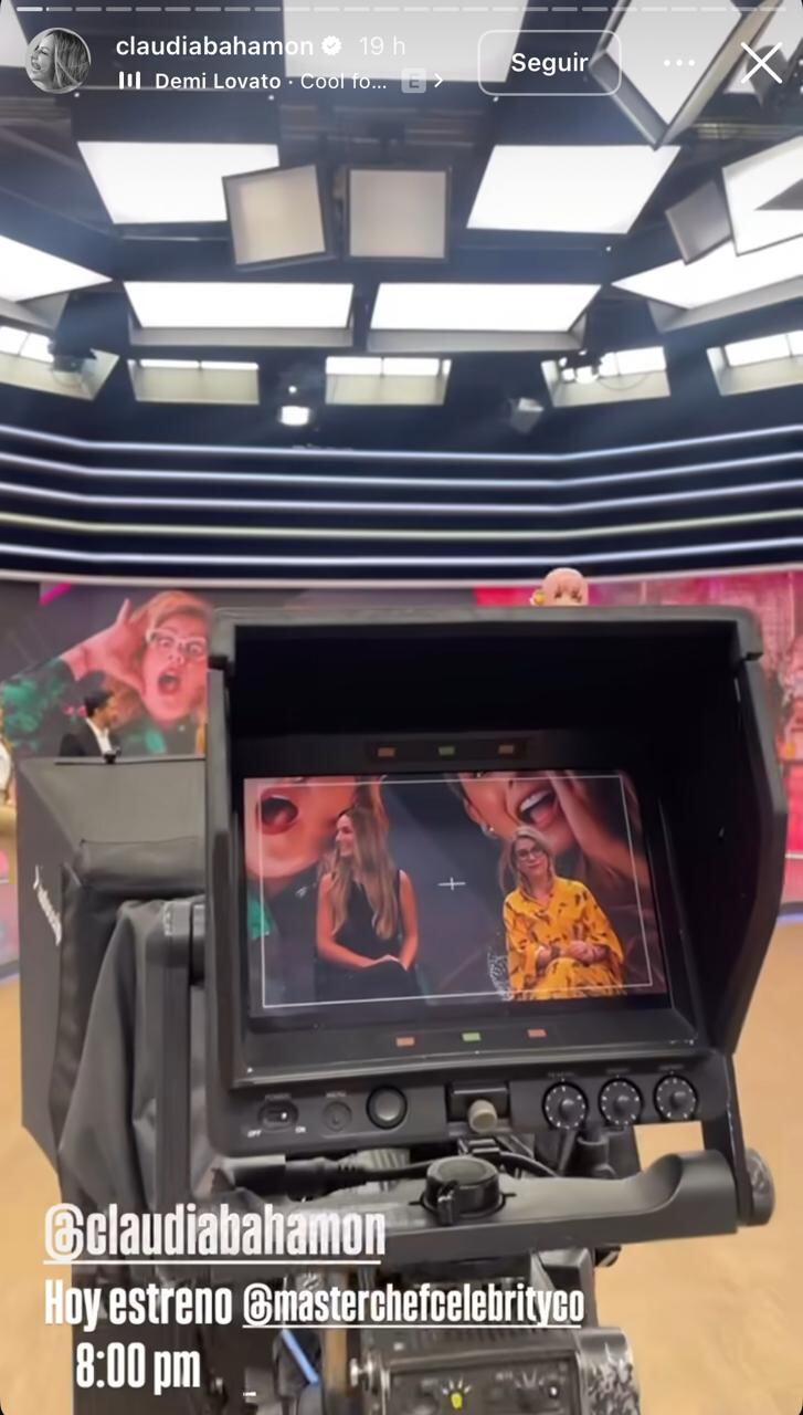 Claudia Bahamón en Mañana Express y Buen día Colombia, por el estreno de 'MasterChef Celebrity' 10 años