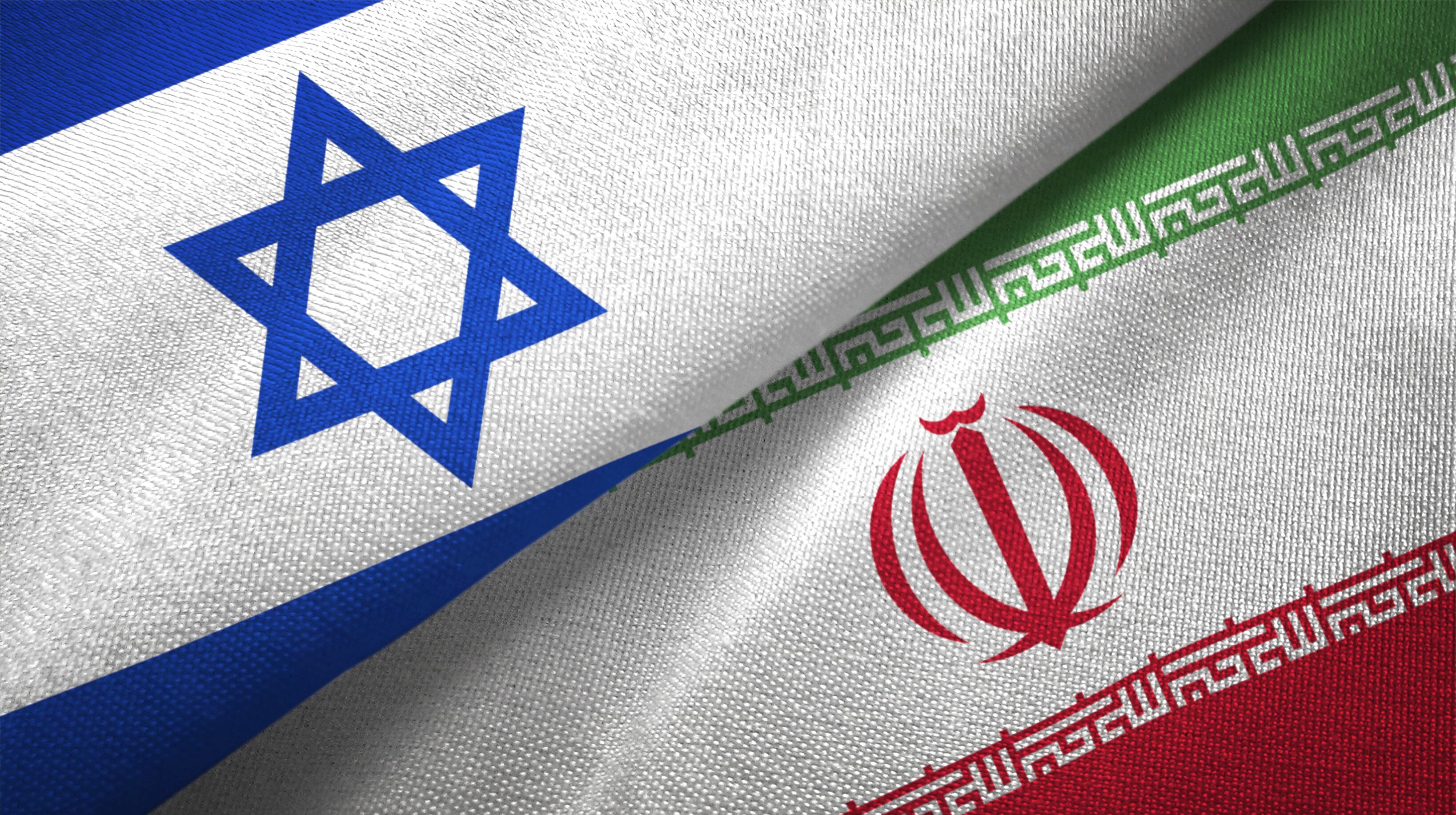 Banderas de Israel e Irán