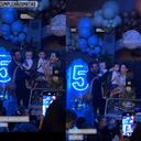 Carolina Cruz y Lincoln Palomeque estuvieron juntos este fin de semana celebrando el cumpleaños de uno de sus hijos.