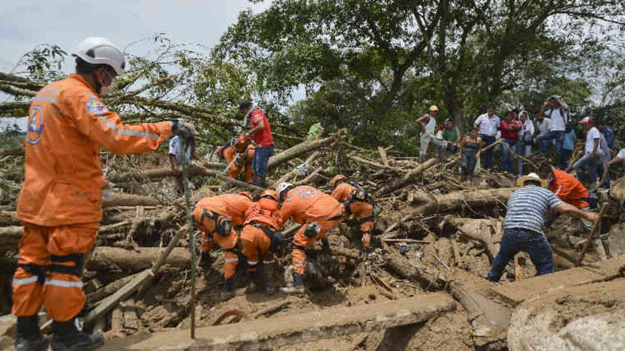 La avalancha de 2017 dejó a más de 22.322 damnificados. AFP-Luis Robayo