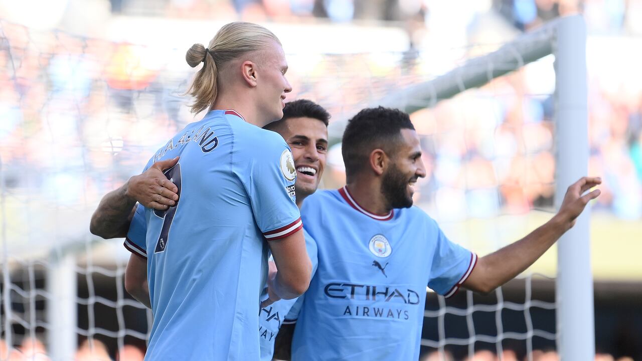 El noruego anotó en la victoria del City ante Southampton.