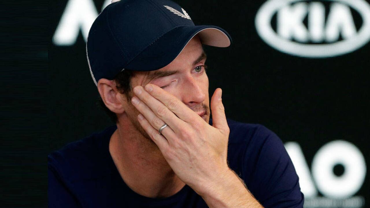Andy Murray durante una conferencia de prensa previa al Abierto de Australia.