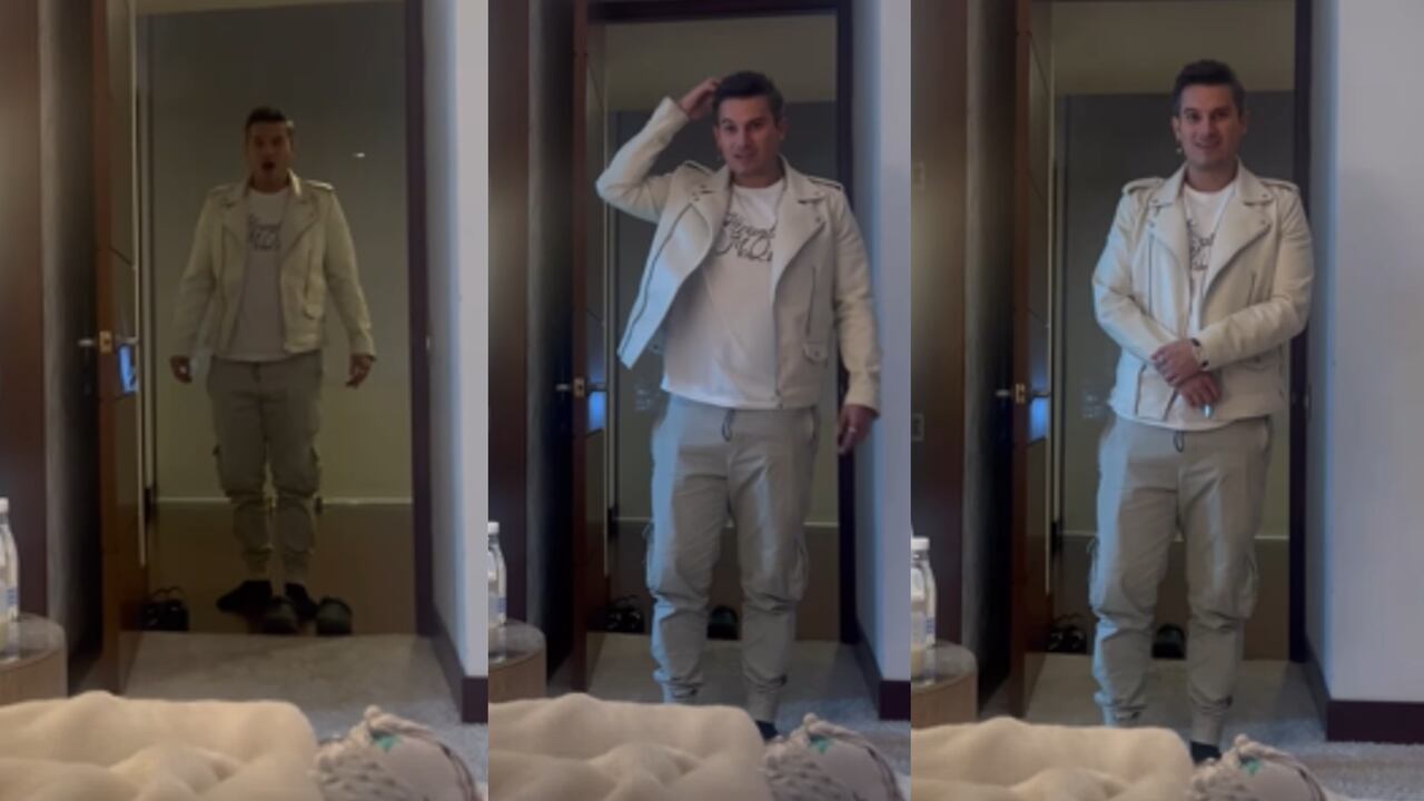 Pipe Bueno se llevó una gran sorpresa cuando vio el nuevo look de su hijo. Fotos: Instagram @luisafernandaw.