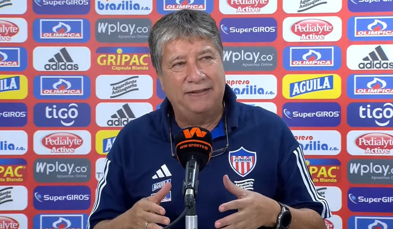 'Bolillo' Gómez, DT de Junior.