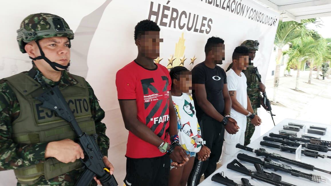 En una operación en Nariño las Fuerzas Militares capturaron a varios presuntos integrantes de las disidencias de las Farc.