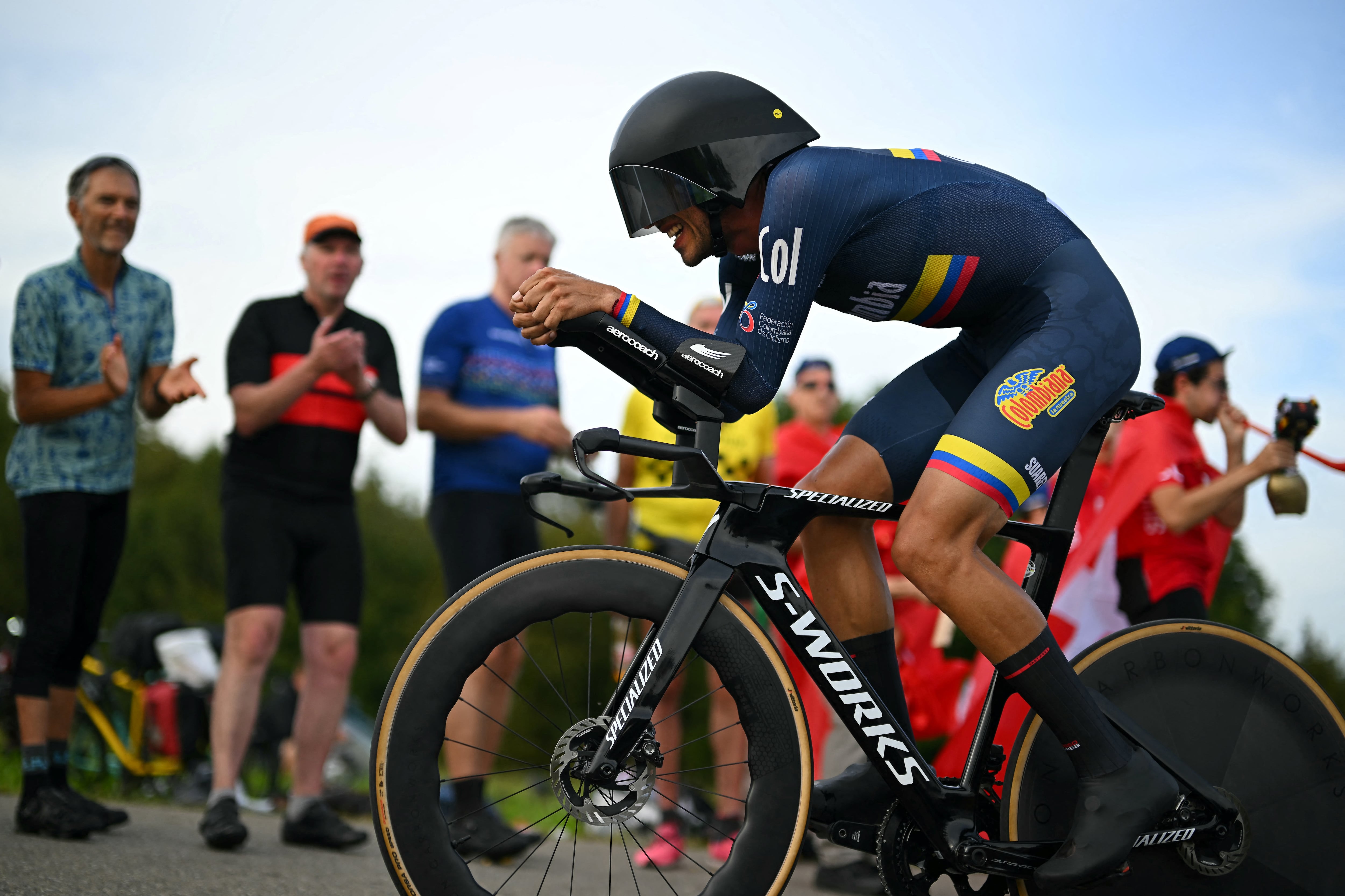 Walter Vargas es uno de los colombianos que estará en la contrarreloj del Mundial de Ciclismo 2026