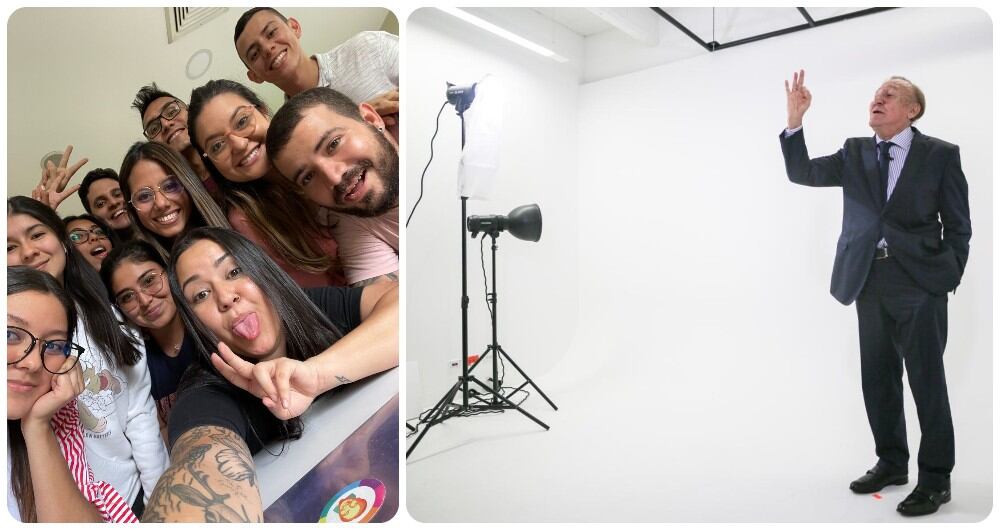 A Rodolfo Hernández le gusta trabajar con jóvenes porque él es apasionado por la creatividad.