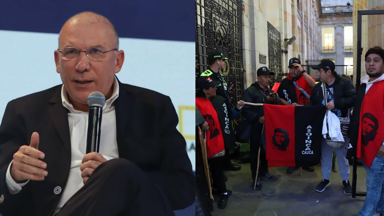 Roy Barreras cree que los manifestantes frente al Congreso pueden ser afines al ELN.