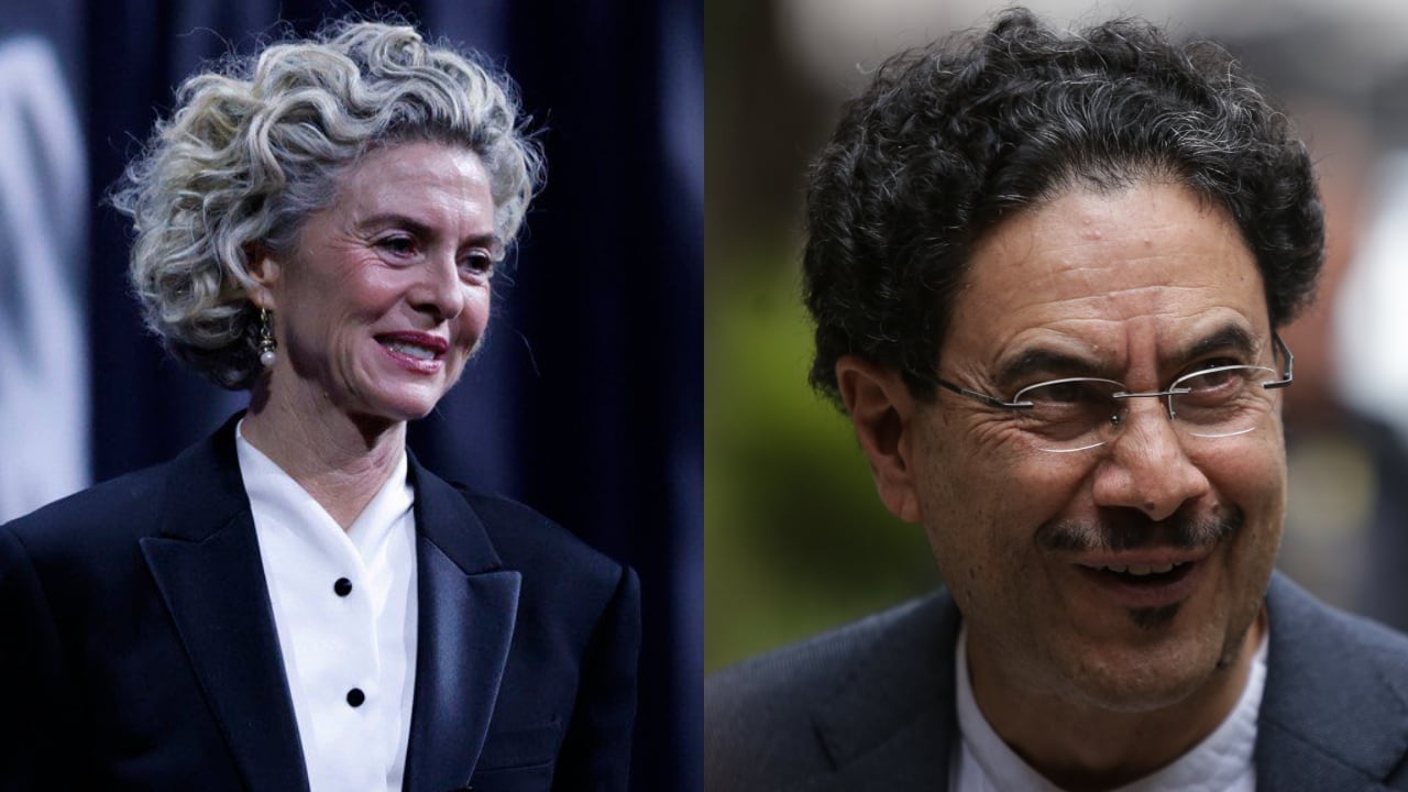 Margarita Rosa de Francisco e Iván Cepeda.