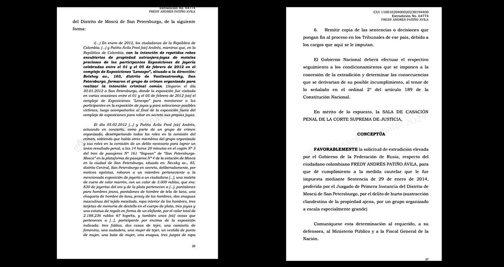 El colombiano que robaba joyas siempre corrió con mucha suerte.