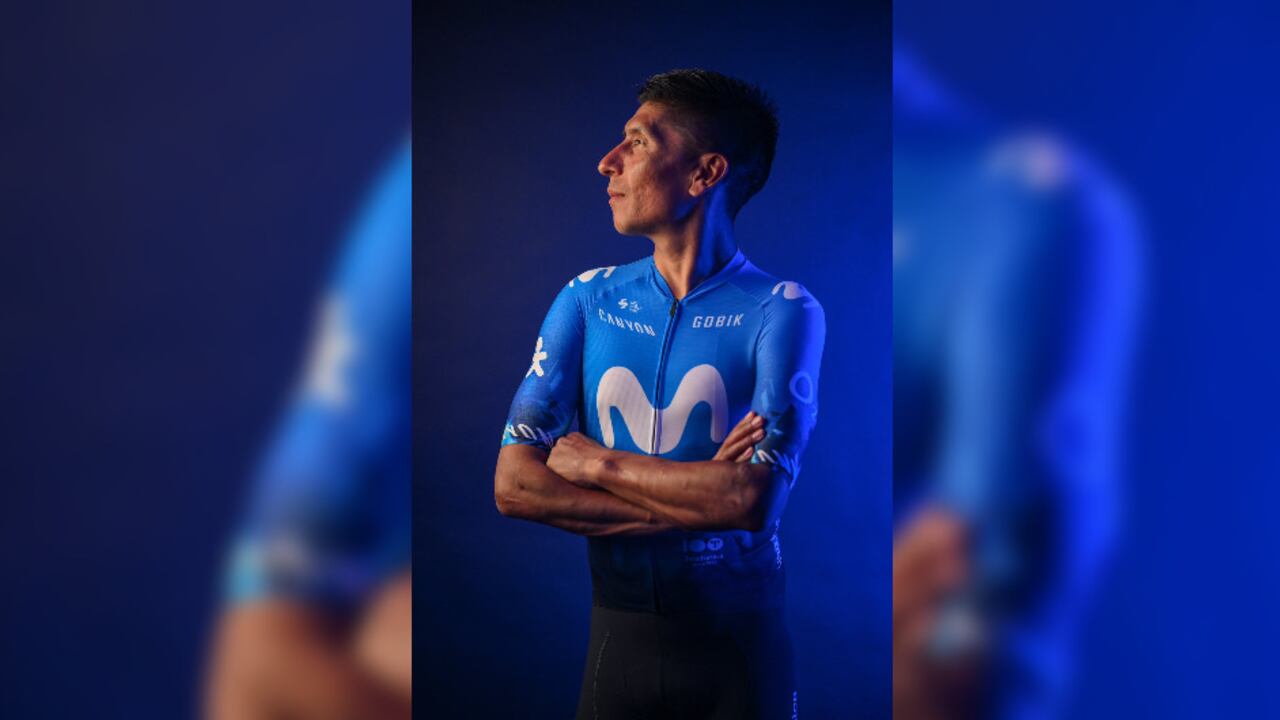Nairo Quintana, ciclista colombiano al servicio del Movistar Team