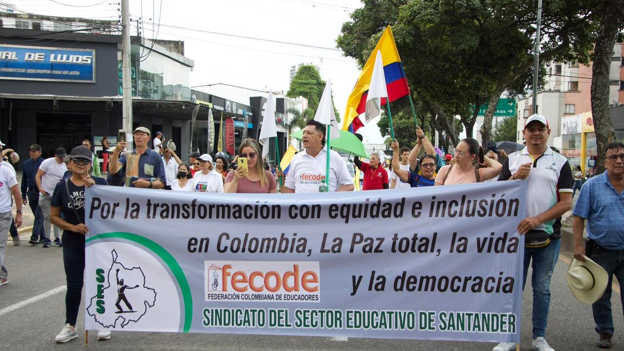 Los profesores realizarán un plantón frente a la Gobernación de Santander.