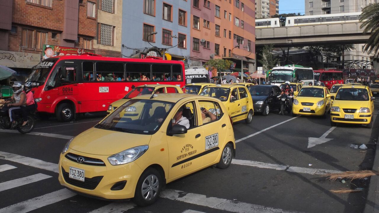 Una vista de las calles de Medellín.