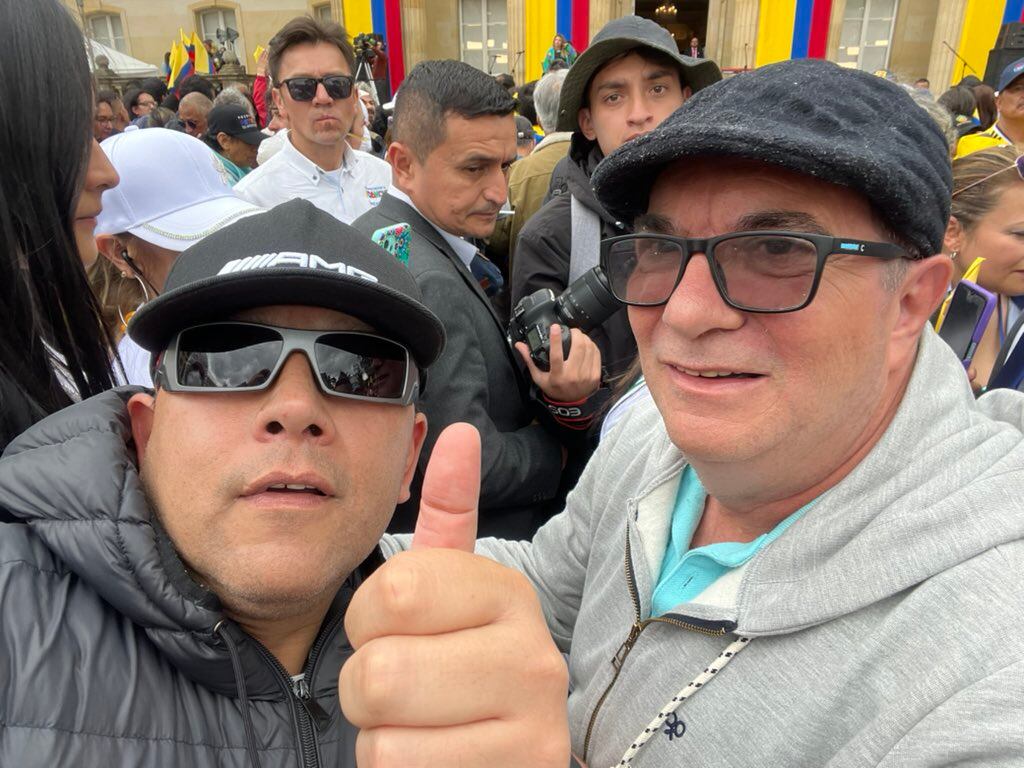 Timochenko en la Plaza de Bolívar