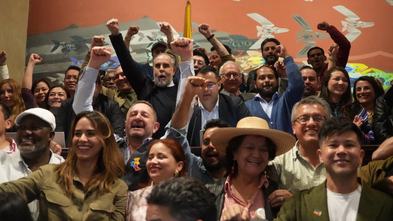 Ministros del Gobierno Petro y congresistas del Pacto Histórico.