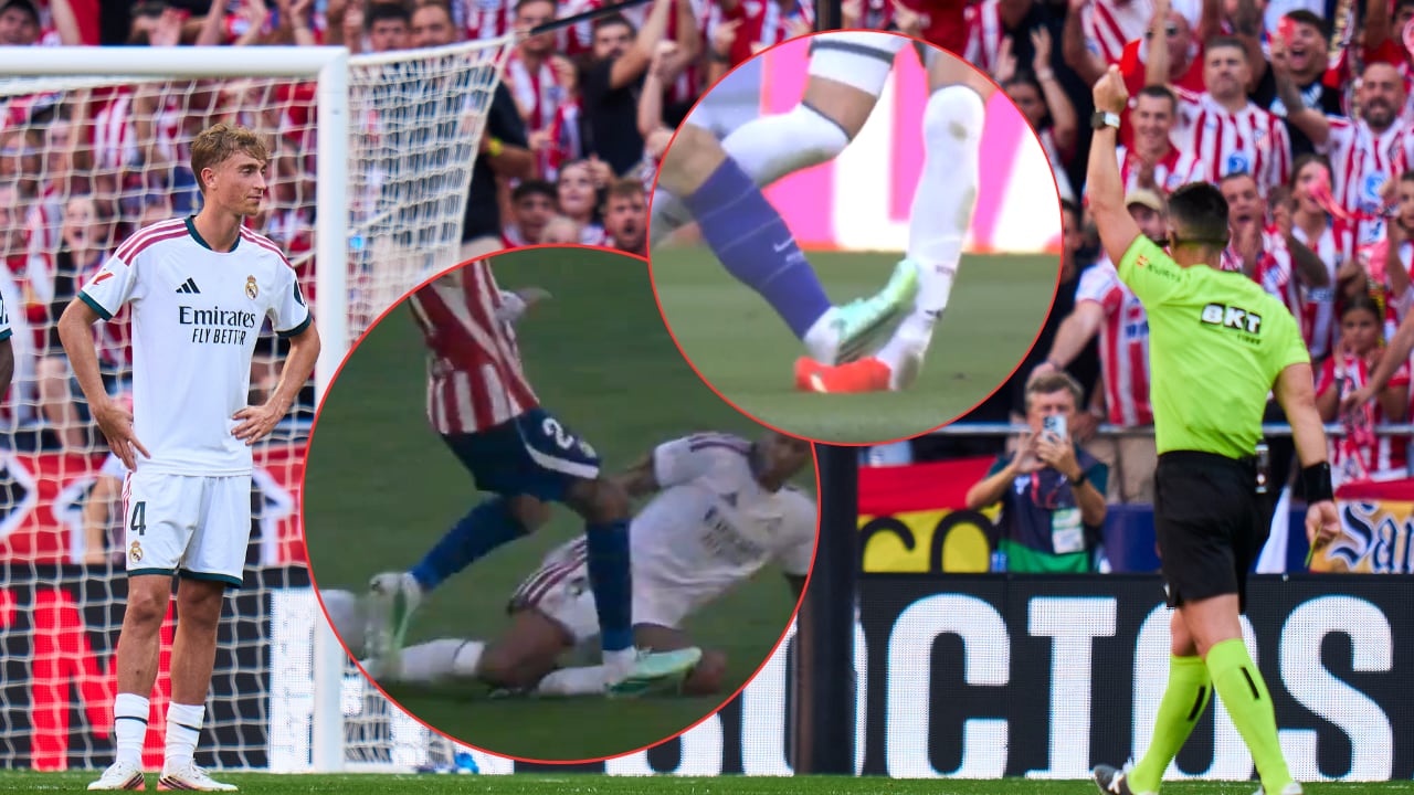 Polémicas del derbi de Madrid entre Atlético y Real por LaLiga. Arbitraje tuvo trabajo