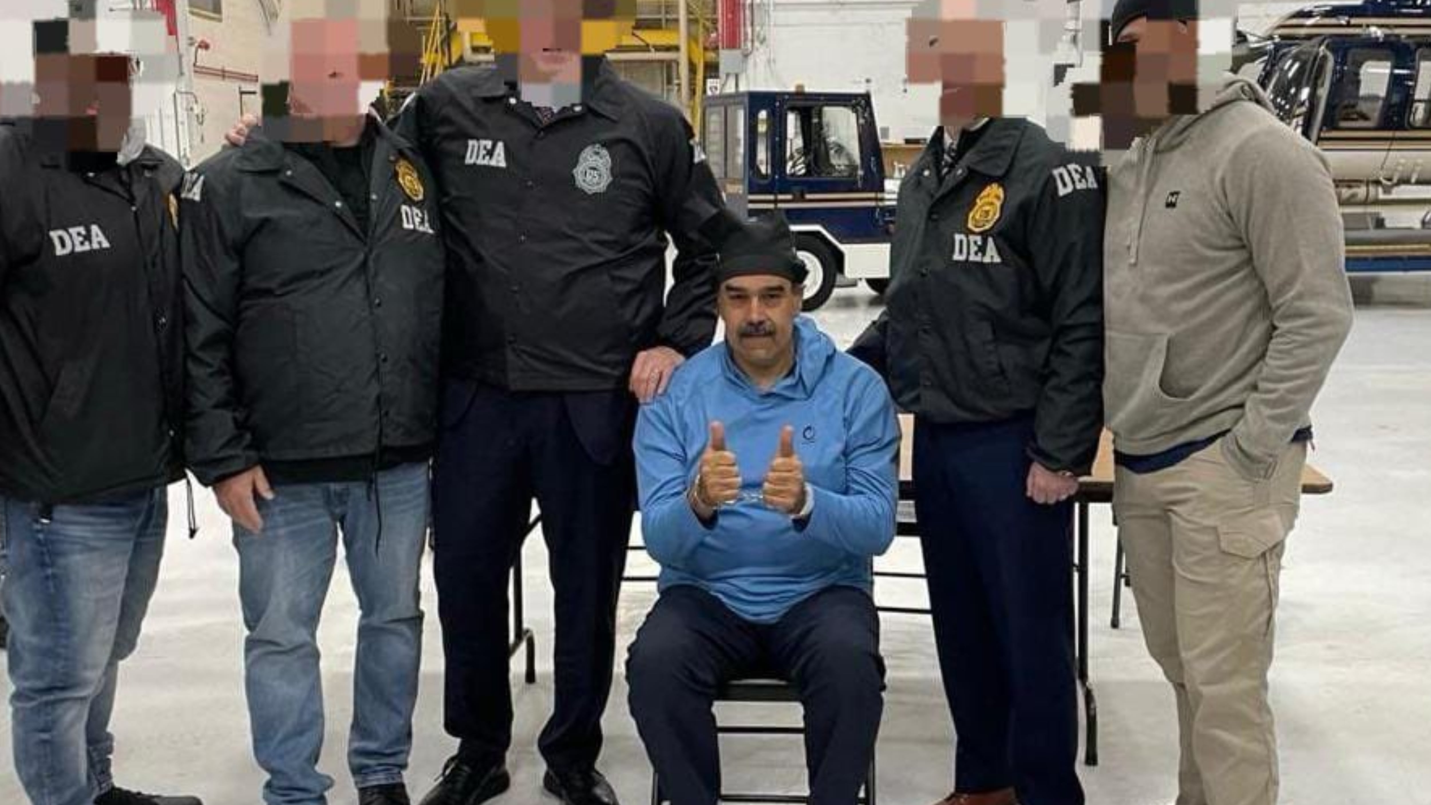 Nicolás Maduro: detenido y trasladado a una cárcel federal en Nueva York.