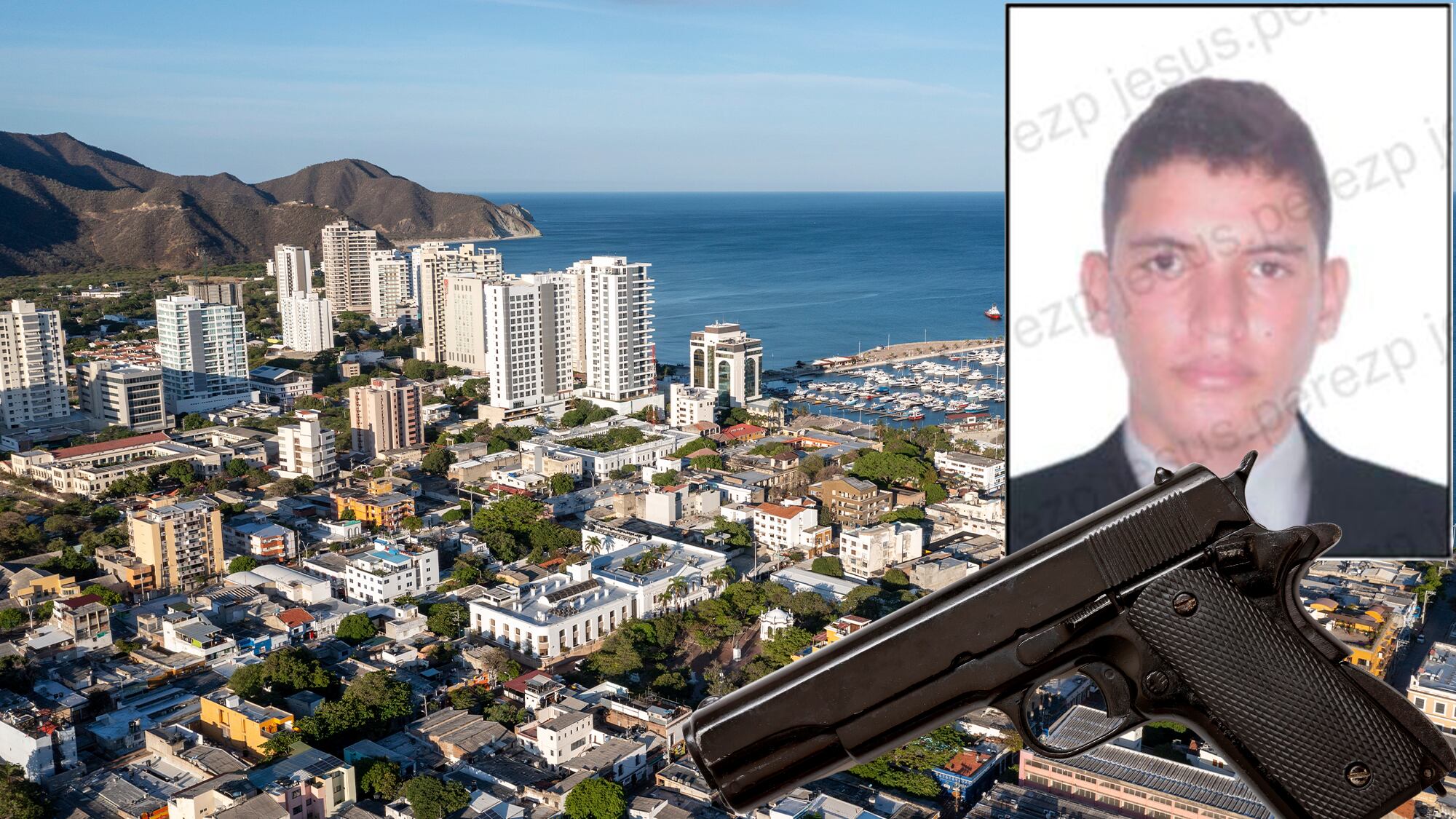 Jesus Peña Santa Marta pistola