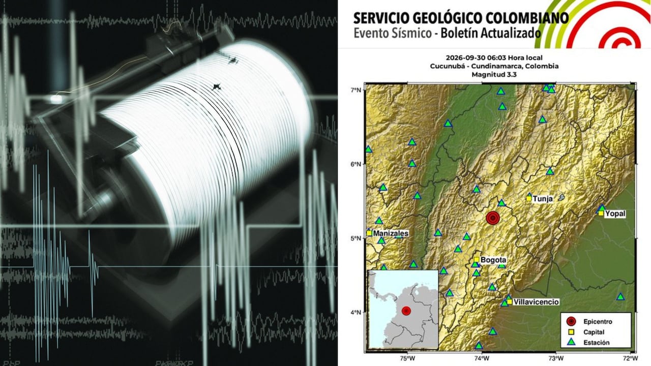 Reporte del SGC sobre temblor hoy en Cundinamarca