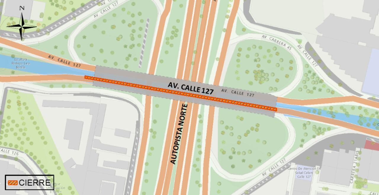 Cierres viales en Bogotá