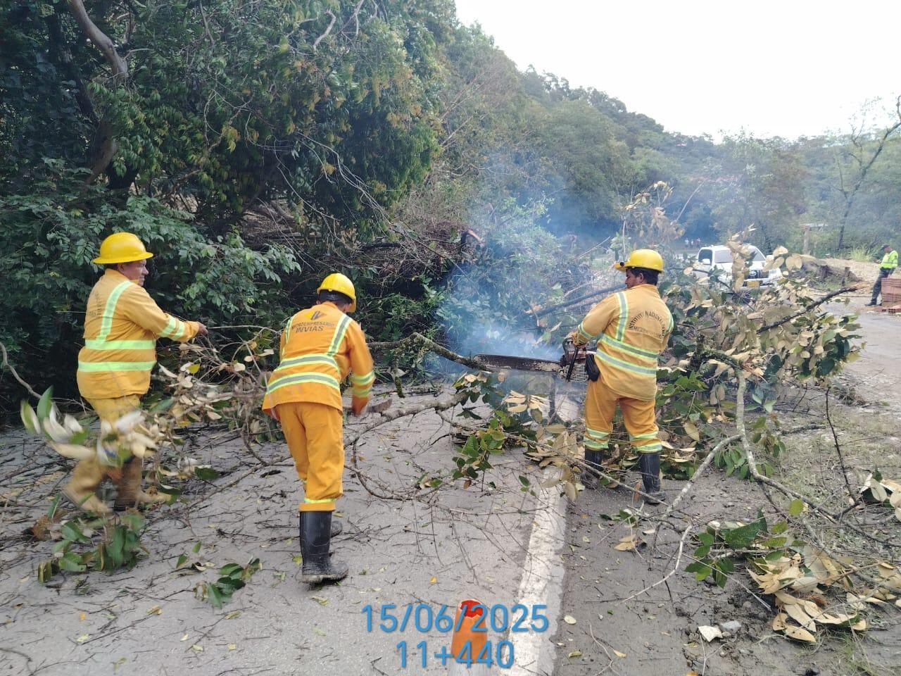 Emergencias por invierno en vías colombianas.