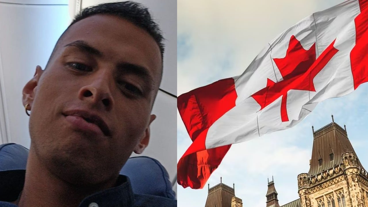 Óscar David Reyes, colombiano desaparecido en Canadá.